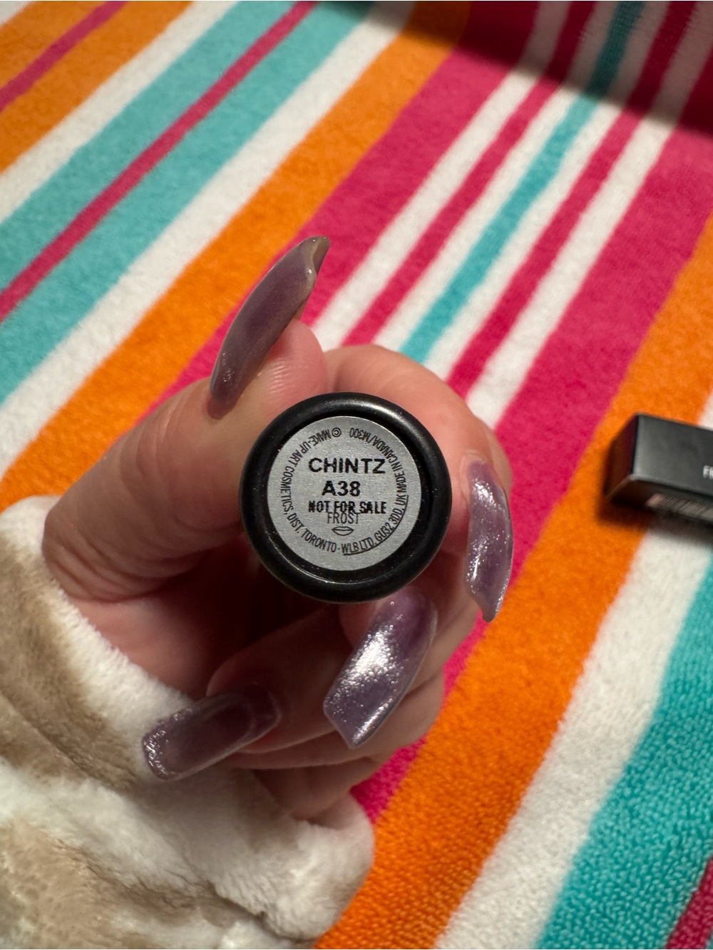 MAC Cosmetics Frost Lipstick — Shimmery Bronze Brown - Picture 3 of 3